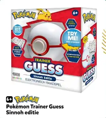 Intertoys Pokémon Trainer Guess Sinnoh Editie aanbieding