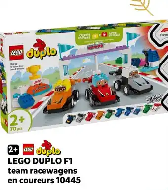 Intertoys LEGO DUPLO F1 team racewagens en coureurs 10445 aanbieding