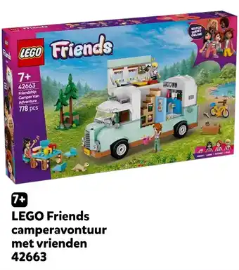 Intertoys LEGO Friends camperavontuur met vrienden 42663 aanbieding
