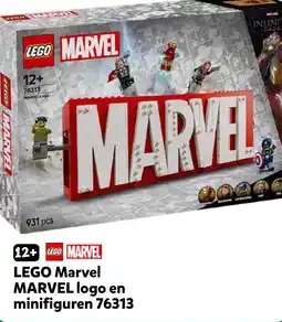 Intertoys LEGO Marvel MARVEL logo en minifiguren 76313 aanbieding