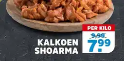Sahan Supermarkten Kalkoen shoarma aanbieding