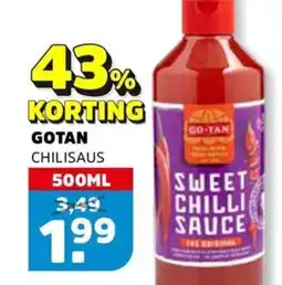 Sahan Supermarkten Gotan Chilisaus aanbieding