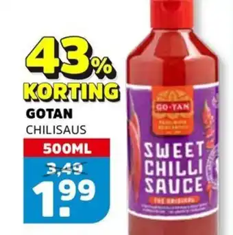 Sahan Supermarkten Gotan Chilisaus aanbieding
