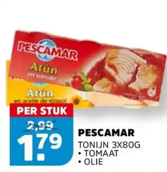 Sahan Supermarkten Pescamar Tonijn aanbieding