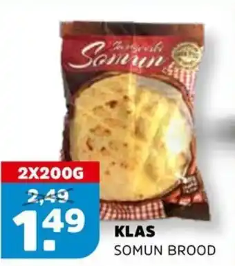 Sahan Supermarkten Klas somun brood aanbieding