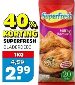 Sahan Supermarkten SuperFresh Bladerdeeg aanbieding