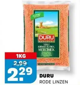 Sahan Supermarkten Duru rode linzen aanbieding