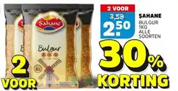 Sahan Supermarkten Şahane bulgur aanbieding