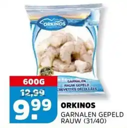 Sahan Supermarkten Orkinos garnalen gepeld rauw aanbieding