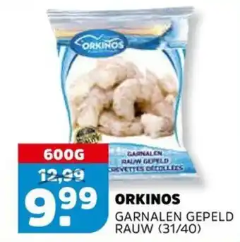 Sahan Supermarkten Orkinos garnalen gepeld rauw aanbieding