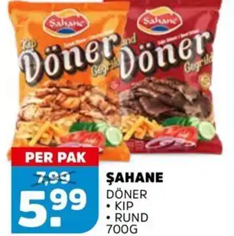 Sahan Supermarkten Şahane döner aanbieding