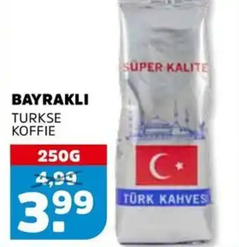 Sahan Supermarkten Bayrakli turkse koffie aanbieding