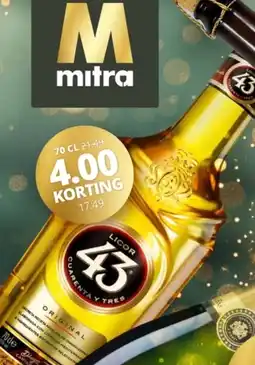 Mitra Licor 43 original liqueur aanbieding