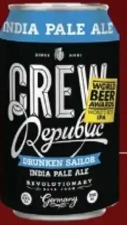 Mitra Crew Republic Drunken Sailor aanbieding