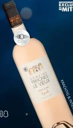 Mitra Preignes Le Vieux Syrah Rose Languedoc Roussillon Vin De Pays D'oc aanbieding