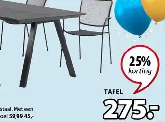 Jysk Fausing tafel aanbieding