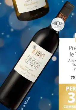 Mitra Preignes Le Vieux Cabernet Sauvignon Languedoc Roussillon Vin De Pays D'oc aanbieding