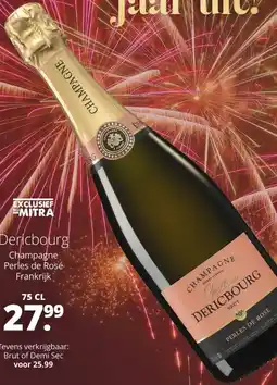 Mitra Dericbourg Champagne Perles de Rosé aanbieding