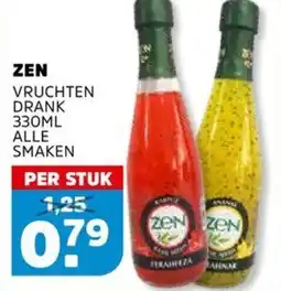 Sahan Supermarkten Zen vruchten drank aanbieding