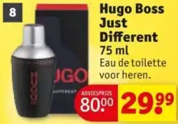 Kruidvat Hugo Boss Just Different aanbieding