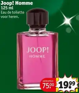 Kruidvat Joop! Homme aanbieding