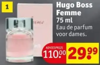 Kruidvat Hugo Boss Femme aanbieding
