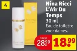 Kruidvat Nina Ricci L'Air Du Temps aanbieding
