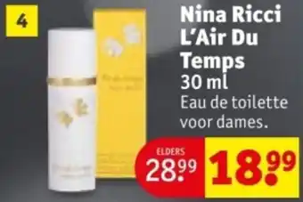 Kruidvat Nina Ricci L'Air Du Temps aanbieding