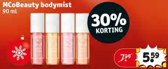 Kruidvat MCoBeauty bodymist aanbieding