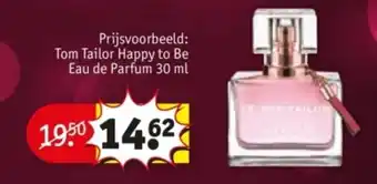 Kruidvat Tom Tailor Happy to Be Eau de Parfum aanbieding