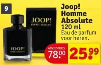 Kruidvat Joop! Homme Absolute aanbieding