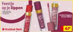 Kruidvat Kruidvat lipgloss Forever Glitter aanbieding