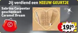 Kruidvat Sabrina Carpenter geschenkset Caramel Dream aanbieding