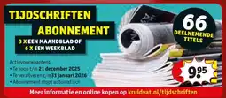 Kruidvat Tijdschriften abonnement aanbieding