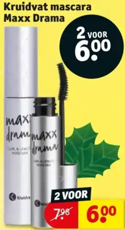 Kruidvat Kruidvat mascara Maxx Drama aanbieding