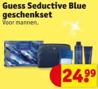 Kruidvat Guess Seductive Blue geschenkset aanbieding