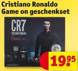 Kruidvat Cristiano Ronaldo Game on geschenkset aanbieding
