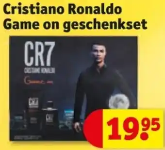 Kruidvat Cristiano Ronaldo Game on geschenkset aanbieding