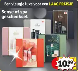 Kruidvat Sense of spa geschenkset aanbieding