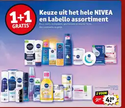Kruidvat Keuze uit het hele NIVEA en Labello assortiment aanbieding