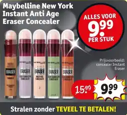 Kruidvat Maybelline New York Instant Anti Age Eraser Concealer aanbieding