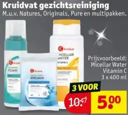 Kruidvat Kruidvat gezichtsreiniging aanbieding
