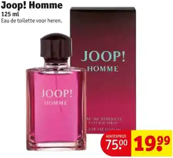 Kruidvat Joop! Homme aanbieding