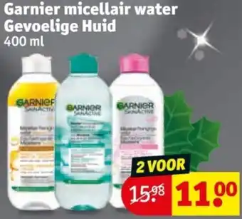 Kruidvat Garnier micellair water Gevoelige Huid aanbieding
