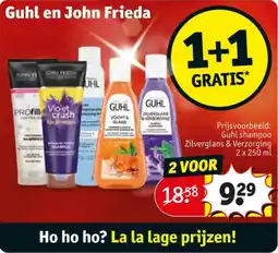 Kruidvat Guhl en John Frieda aanbieding