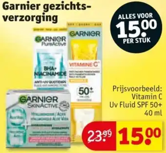 Kruidvat Garnier gezichtsverzorging aanbieding