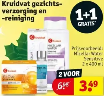 Kruidvat Kruidvat gezichtsverzorging en reiniging aanbieding