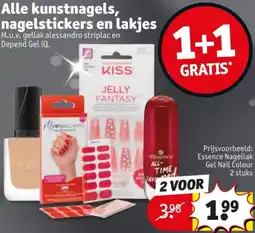 Kruidvat Alle kunstnagels, nagelstickers en lakjes aanbieding