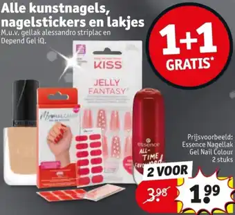 Kruidvat Alle kunstnagels, nagelstickers en lakjes aanbieding