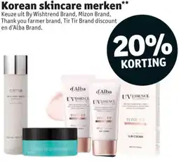 Kruidvat Korean skincare merken aanbieding